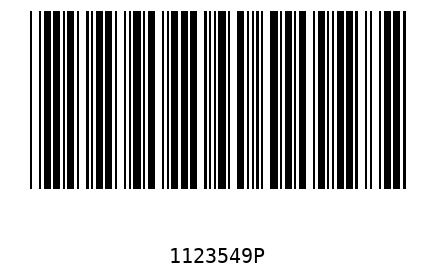 Bar code, type 39 1123549