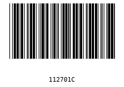 Bar code, type 39 112701