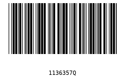 Bar code, type 39 1136357
