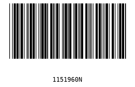 Bar code, type 39 1151960
