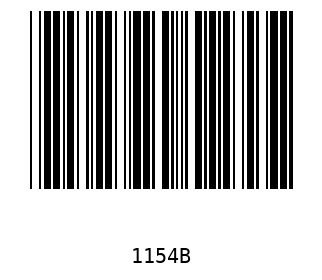 Bar code, type 39 1154