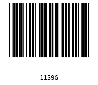 Bar code, type 39 1159