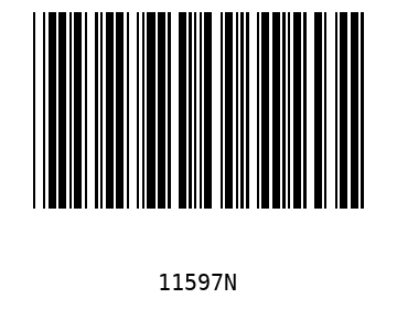 Bar code, type 39 11597