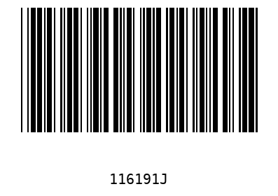 Bar code, type 39 116191
