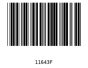 Bar code, type 39 11643