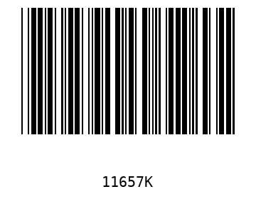 Bar code, type 39 11657