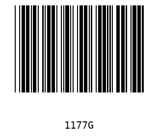 Bar code, type 39 1177