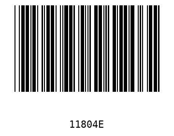 Bar code, type 39 11804