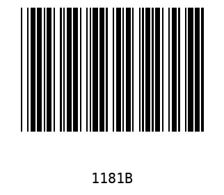Bar code, type 39 1181