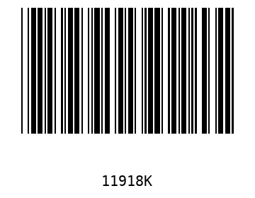 Bar code, type 39 11918