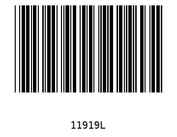 Bar code, type 39 11919