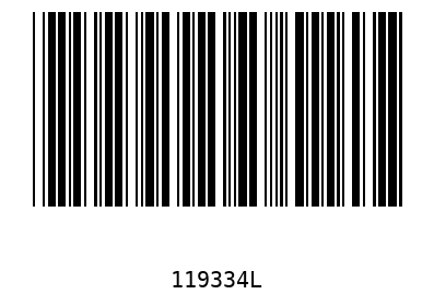 Bar code, type 39 119334