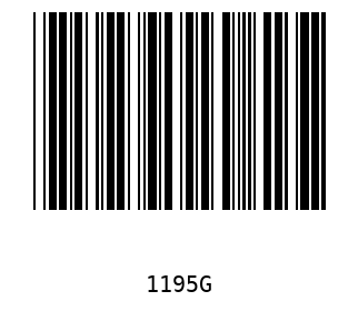 Bar code, type 39 1195