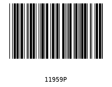Bar code, type 39 11959