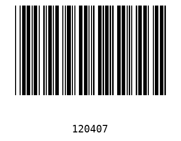 Bar code, type 39 12040