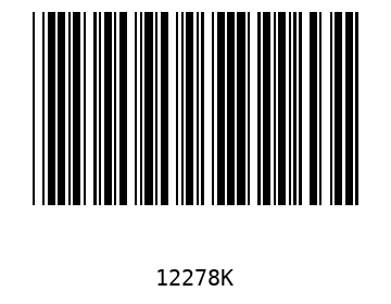 Bar code, type 39 12278