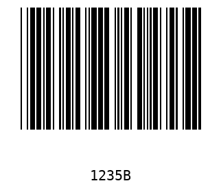 Bar code, type 39 1235