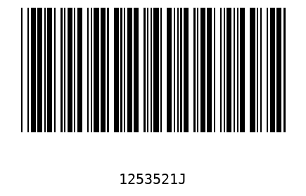 Bar code, type 39 1253521