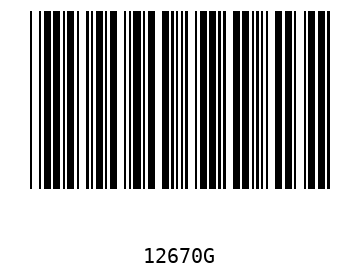 Bar code, type 39 12670