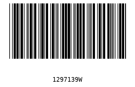 Bar code, type 39 1297139