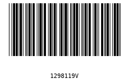 Bar code, type 39 1298119