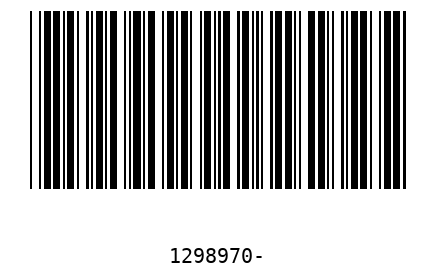Bar code, type 39 1298970