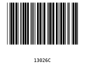 Bar code, type 39 13026