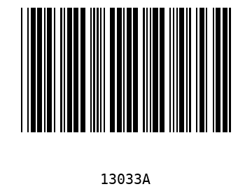 Bar code, type 39 13033