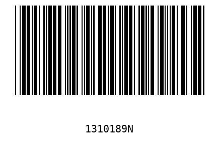 Bar code, type 39 1310189