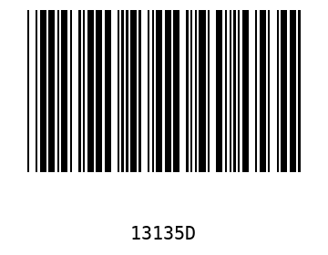 Bar code, type 39 13135