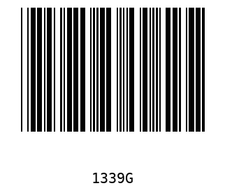 Bar code, type 39 1339