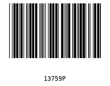 Bar code, type 39 13759