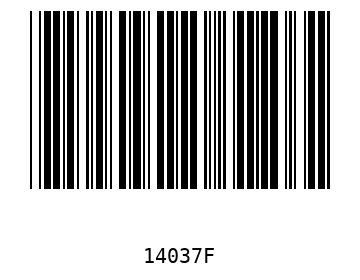 Bar code, type 39 14037