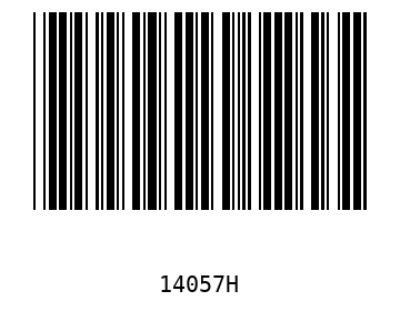 Bar code, type 39 14057
