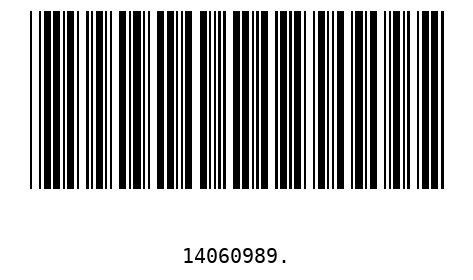 Bar code, type 39 14060989