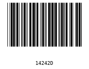 Bar code, type 39 14242