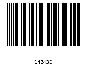 Bar code, type 39 14243