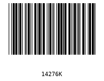 Bar code, type 39 14276