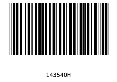 Bar code, type 39 143540