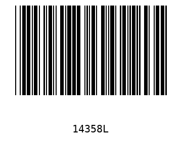 Bar code, type 39 14358