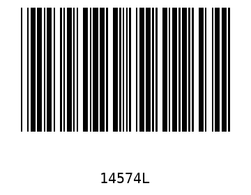 Bar code, type 39 14574
