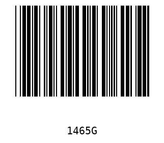 Bar code, type 39 1465