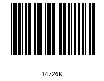 Bar code, type 39 14726