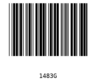 Bar code, type 39 1483