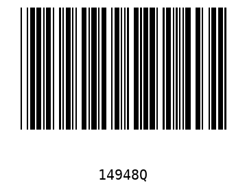 Bar code, type 39 14948