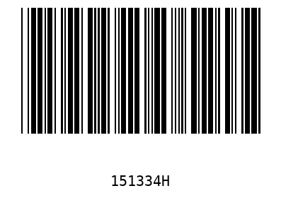 Bar code, type 39 151334