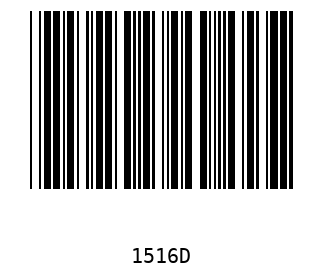Bar code, type 39 1516