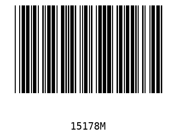 Bar code, type 39 15178