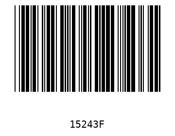 Bar code, type 39 15243