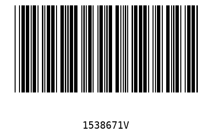 Bar code, type 39 1538671